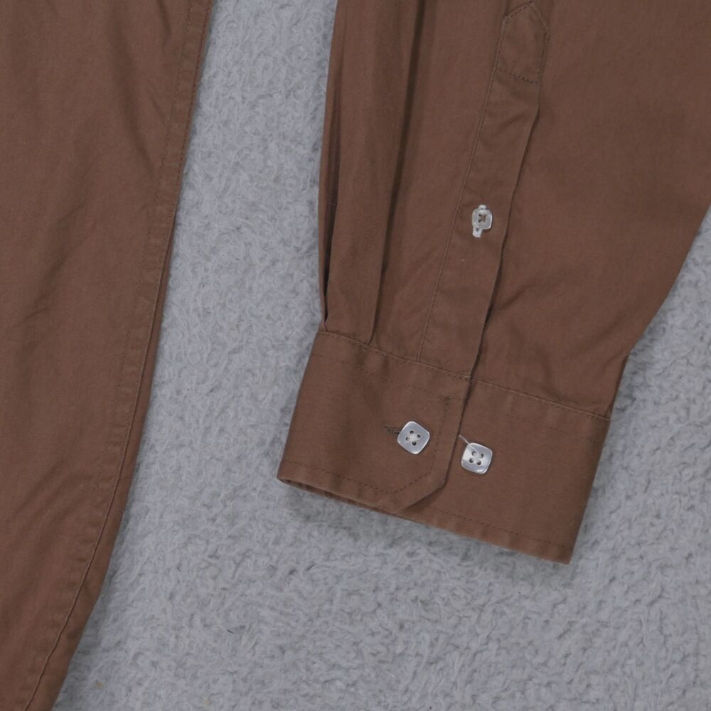 Cinch Shirt Mens XL Western Button Down Long Sleeve Cowboy Brown - Picture 4 of 15